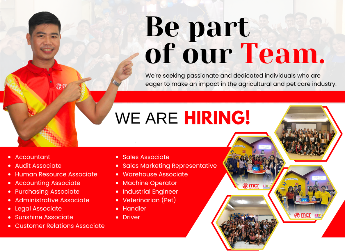 Join Our Team at MCR